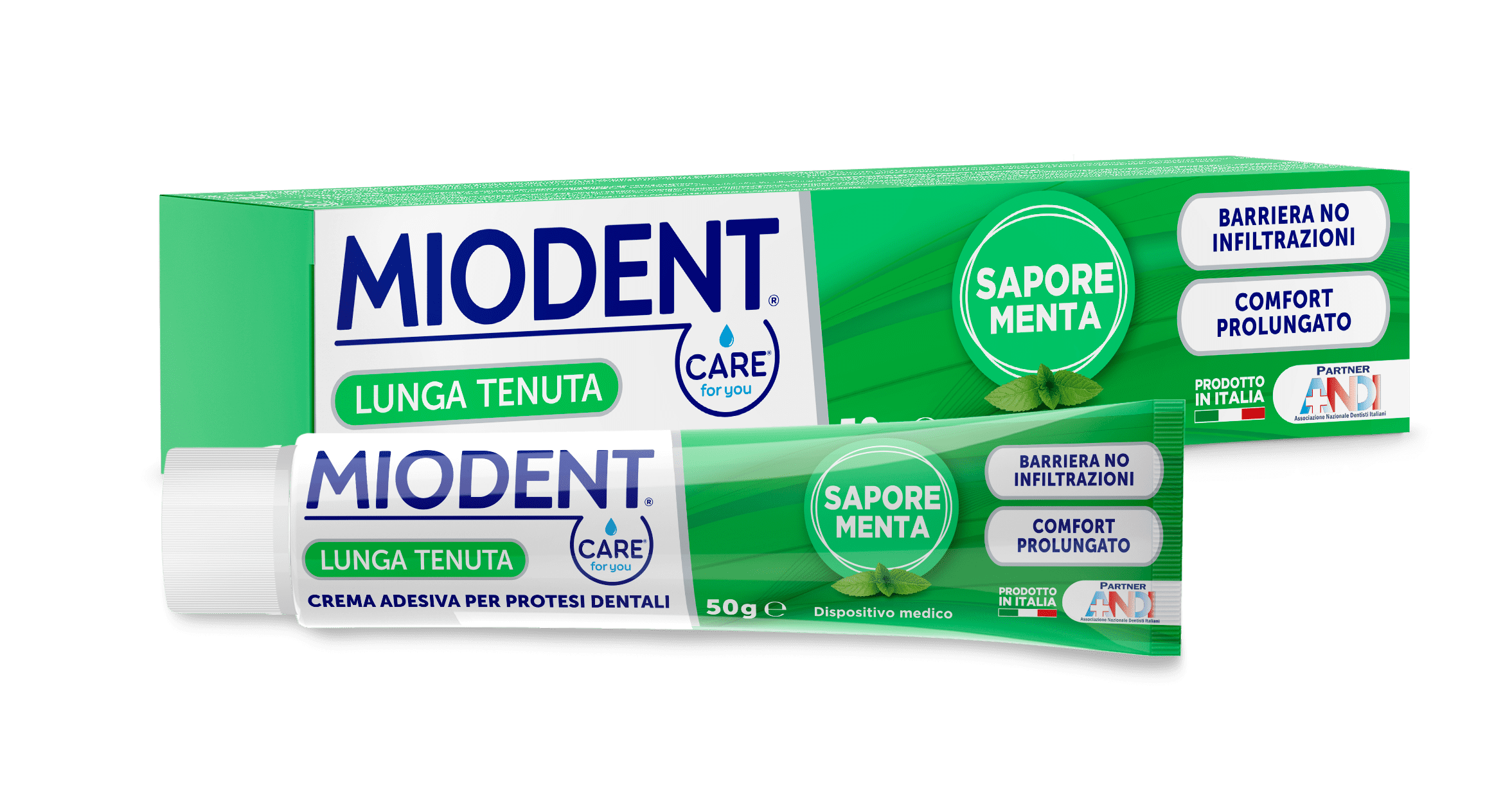 Crema Adesiva Sapore Menta
